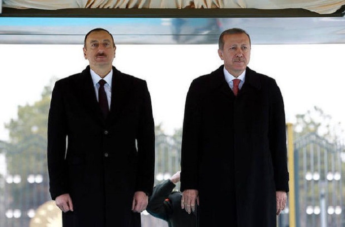 Erdogan kondolierte dem Präsidenten von Aserbaidschan Ilham Aliyev 